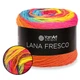 Пряжа YarnArt Lana Fresco, Яркое настроение №8113 - 100 г / 380 м, секционная шерстяная пряжа для шалей, бактусов, свитеров и аксессуаров - изображение 1