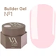Моделюючий гель VALERI Builder Gel №1 Nude 15 мл - изображение 1