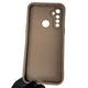 Чехол силиконовый Soft Touch с 3D принтом для Realme C3 коричневый (Полная защита камеры) - изображение 2