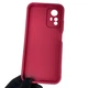 Чехол силиконовый Soft Touch с 3D принтом для Xiaomi Redmi Note 12S 4G бордовый (Полная защита камеры) - изображение 2