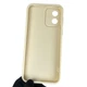 Чехол силиконовый Soft Touch с 3D принтом для Motorola Moto E13 (PAXT0034) молочный (Полная защита камеры) - изображение 2