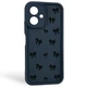 Чехол силиконовый Soft Touch с 3D принтом для Tecno Spark Go 2 черный (Полная защита камеры) - изображение 1
