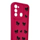 Чехол силиконовый Soft Touch с 3D принтом для Tecno Spark Go 2022 малиновый (Полная защита камеры) - изображение 3