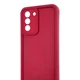 Чехол силиконовый Soft Touch для Samsung Galaxy S21 бордовый (Полная защита камеры) - изображение 4