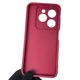 Чехол силиконовый Soft Touch с 3D принтом для TECNO Spark Go 2024 (BG6) бордовый (Полная защита камеры) - изображение 2
