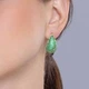 Серьги в стразах зеленые капли, 2976-1 - изображение 3