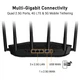 Беспроводной игровой маршрутизатор ASUS TUF Gaming BE6500 с Wi-Fi 7, 1×WAN и 3×LAN портами 2.5 Гбит/с Black (TUF-BE6500) - изображение 5