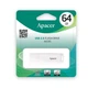 Флеш-накопичувач Apacer USB 2.0 AH336 64Gb White - зображення 2