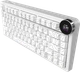 Бездротова механічна клавіатура Ajazz AK820 V2 White Peach Switch (AK820-V2-WP-S-W) - зображення 3
