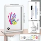 Сімейний набір для відбитків долонь із дерев'яною рамкою Family Handprint Kit (З прозорими акриловими пластинами та 6 фарбами) - зображення 2
