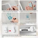 Сімейний набір для відбитків долонь із дерев'яною рамкою Family Handprint Kit (З прозорими акриловими пластинами та 6 фарбами) - зображення 4