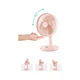 Вентилятор Jisulife (Desktop small fan 01 Pink) - изображение 3