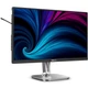 TFT 23.8" Philips 24B2U4301, IPS, 120Гц, HDMI, DP, USB-C, RJ-45, USB-hub,HAS,Pivot, кол.,темно-сірий (24B2U4301/00) - зображення 2
