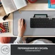 Килимок для мишки Logitech Desk Mat Studio Series Mid Grey (956-000052) - зображення 5