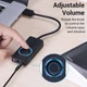 Звукова карта USB AUX jack, 3*TRS (Mic + Ear) 0.15m Volume Control чорна (CDRBB) - изображение 5