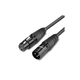 Кабель мультимедийный XLR M to XLR F 3.0m AV130 black Ugreen (20711) - изображение 1