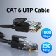 Патч-корд CableTime Cat6 UTP 1000Mbps 250MHz, 0.5 м, чорний (CN60E) (CA915446) - зображення 7