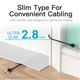 Патч-корд 1m UTP cat 6A RJ-45 slim black Vention (IBIBF) - изображение 4
