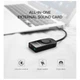 Звуковая плата Ugreen CM129 black (40964) - изображение 3