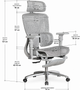Офисное кресло Mealux S2 Air Plus Grey (HF-S2 M/G) - изображение 4