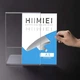 Подставка настольная HIIMIEI A5 Slant Table Stand L-образная с наклоном прозрачный акрил формат A5 для меню и рекламы в кафе рестораны офисы набор 6 шт - изображение 4