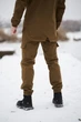 Чоловічі зимові штани Softshell на флісі утеплені водостійкі Софтшелл Intruder L Койот - зображення 4