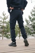 Чоловічі зимові штани Softshell на флісі утеплені водостійкі Софтшелл Intruder 5XL Темно Сині - зображення 4