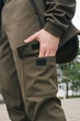 Мужские зимние штаны Softshell на флисе утепленные водостойкие Софтшелл Intruder 5XL Хаки - изображение 6
