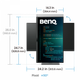BENQ 27" 16:9 ips професійний рк монітор, 2560х1440, 6 0 Гц, 5 мс (GtG), 100% sRGB/REC. 709, kvm, hdr10, rd270q Black - зображення 7