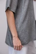В'язана кофта oversize з коротким рукавом - сірий цвет, ONE SIZE (є розміри) - зображення 4