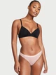 Хлопковые трусики бикини Victoria's Secret розовые в горох размер L арт. 30571 - изображение 1
