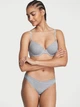 Бавовняні трусики бікіні Victoria's Secret сірого кольору р. XS арт. 30575 - зображення 1