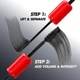 Двухсторонняя тушь для ресниц Make Up For Ever Make Up For Ever 24HR The Professional Mascara, черный, 2*8ml - изображение 3