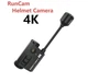 Портативная экшн-камера на шлем-каску RunCam 4K WiFi 60 FPS Черный - изображение 3