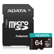 Карта пам'яті microSDXC (UHS-1 U3) A-DATA Premier Pro 64Gb Class 10 V30S A2 (R-100Mb/s W85Mb/s) (adapter SD) (AUSDX64GUI3V30SA2-RA1) - зображення 2