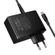 Мережевий зарядний пристрій HOCO N85 Vigoroso charger Type-C cable 100W Black - изображение 5