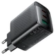 Мережевий зарядний пристрій Acefast A108 Fast Charge Wall Charger 67W Black - изображение 5