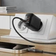 Мережевий зарядний пристрій Acefast A108 Fast Charge Wall Charger 67W Black - изображение 6