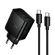 Адаптер сетевой HOCO Grande charger C to C cable set N75 |2C/1A, 65W/3A, PD/QC| 5271270 - зображення 1
