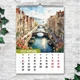 Календарь настенный перекидной "Города. Акварель" 13 листов формат А3 ENTERSTORE 42х29.7 см (ART 250191) - изображение 4