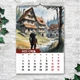 Календарь настенный перекидной Ведьмак акварель 13 листов ENTERSTORE 42х29.7 см (ART 250188) - изображение 2