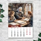 Календарь настенный перекидной Ведьмак акварель 13 листов ENTERSTORE 42х29.7 см (ART 250188) - изображение 5