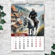 Календарь настенный перекидной Ведьмак акварель 13 листов ENTERSTORE 42х29.7 см (ART 250188) - изображение 7