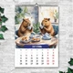 Календарь настенный перекидной Капибары в большом городе 13 ЛИСТОВ ENTERSTORE 42х29.7 см (ART 250181) - изображение 2