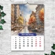 Календарь настенный перекидной ГОРОДА И ПРИРОДА АКВАРЕЛЬ 13 ЛИСТОВ ENTERSTORE 42х29.7 см (ART 250179) - изображение 12