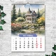 Календарь настенный перекидной "Города и природа. Акварель. " формат А3 13 листов ENTERSTORE 42х29.7 см (ART 250177) - изображение 6