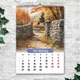 Календарь настенный перекидной "Города и природа. Акварель. " формат А3 13 листов ENTERSTORE 42х29.7 см (ART 250177) - изображение 10