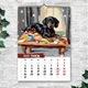 Календарь настенный перекидной Такса собака 13 листов ENTERSTORE 42х29.7 см (ART 250200) - изображение 6