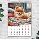 Календарь настенный перекидной ШПИЦ СОБАКА АКВАРЕЛЬ 13 ЛИСТОВ ENTERSTORE 42х29.7 см (ART 250154) - изображение 12