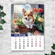 Календарь А3 перекидной настенный КОРГИ 13 листов ENTERSTORE (art. 250140) - изображение 12